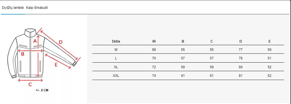 Men's black winter jacket Race