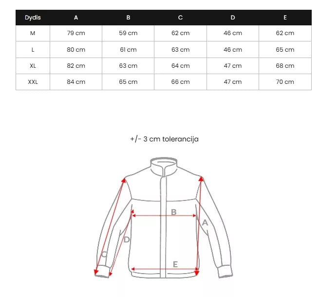 Black winter men's jacket Tulen