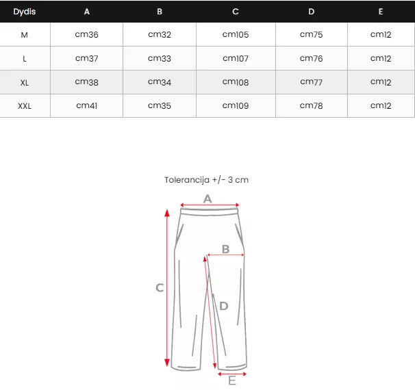 Men's black casual pants Holand