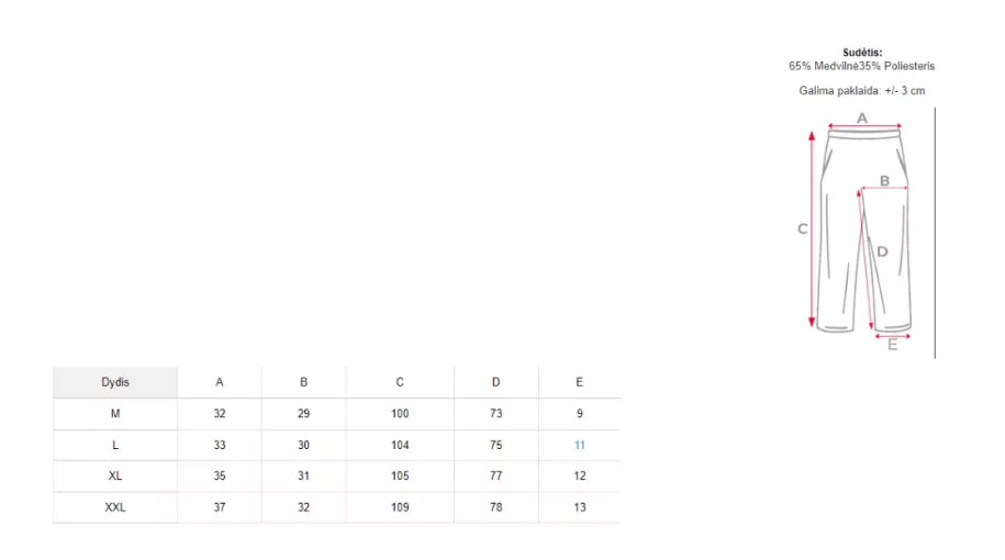 Men's black casual pants LTU heart