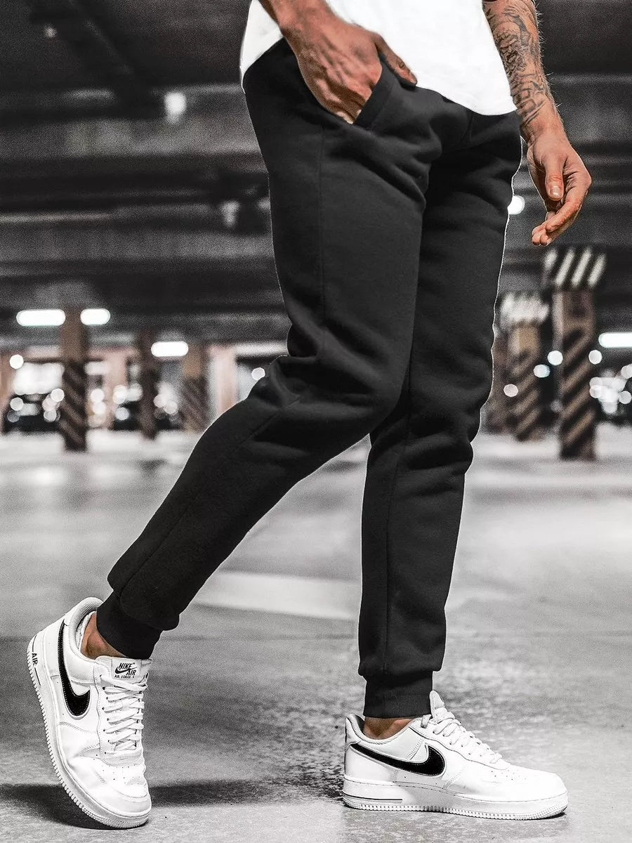 Men's black casual pants Resol