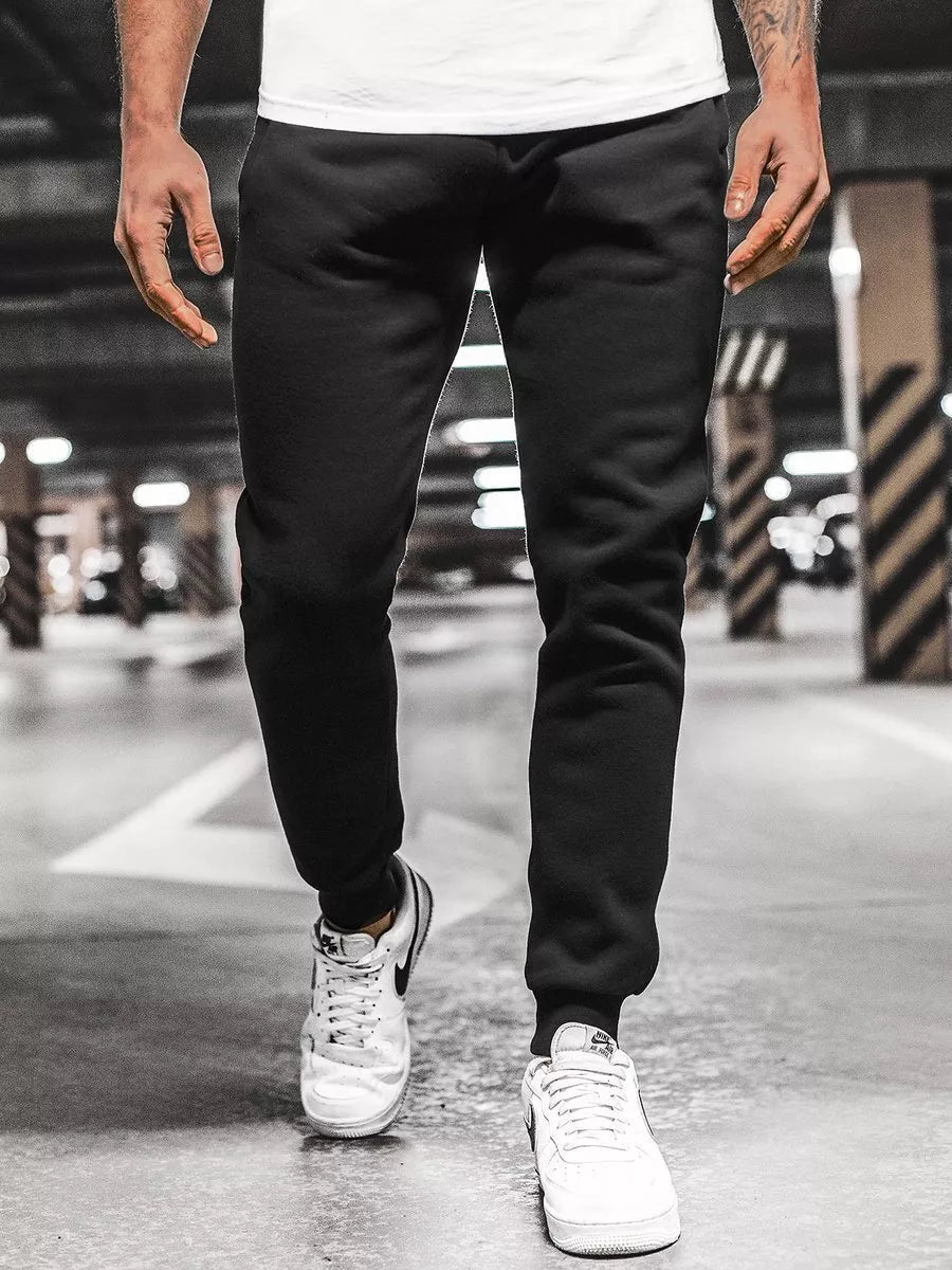 Men's black casual pants Resol