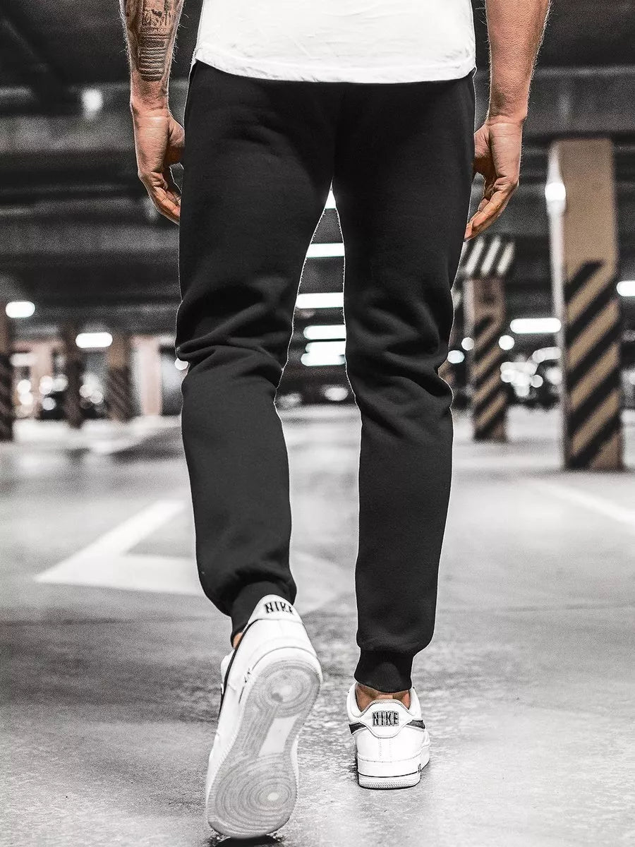 Men's black casual pants Resol