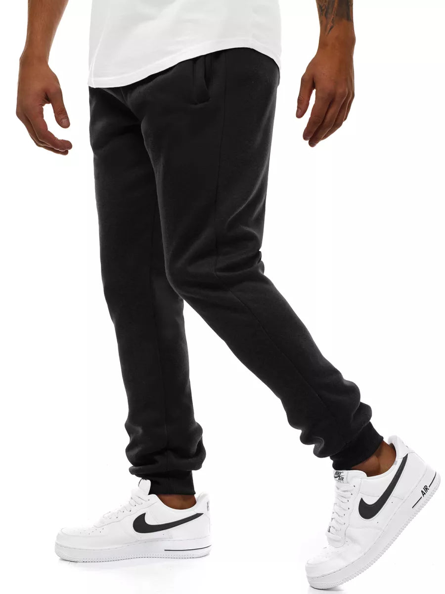 Men's black casual pants Sergo 