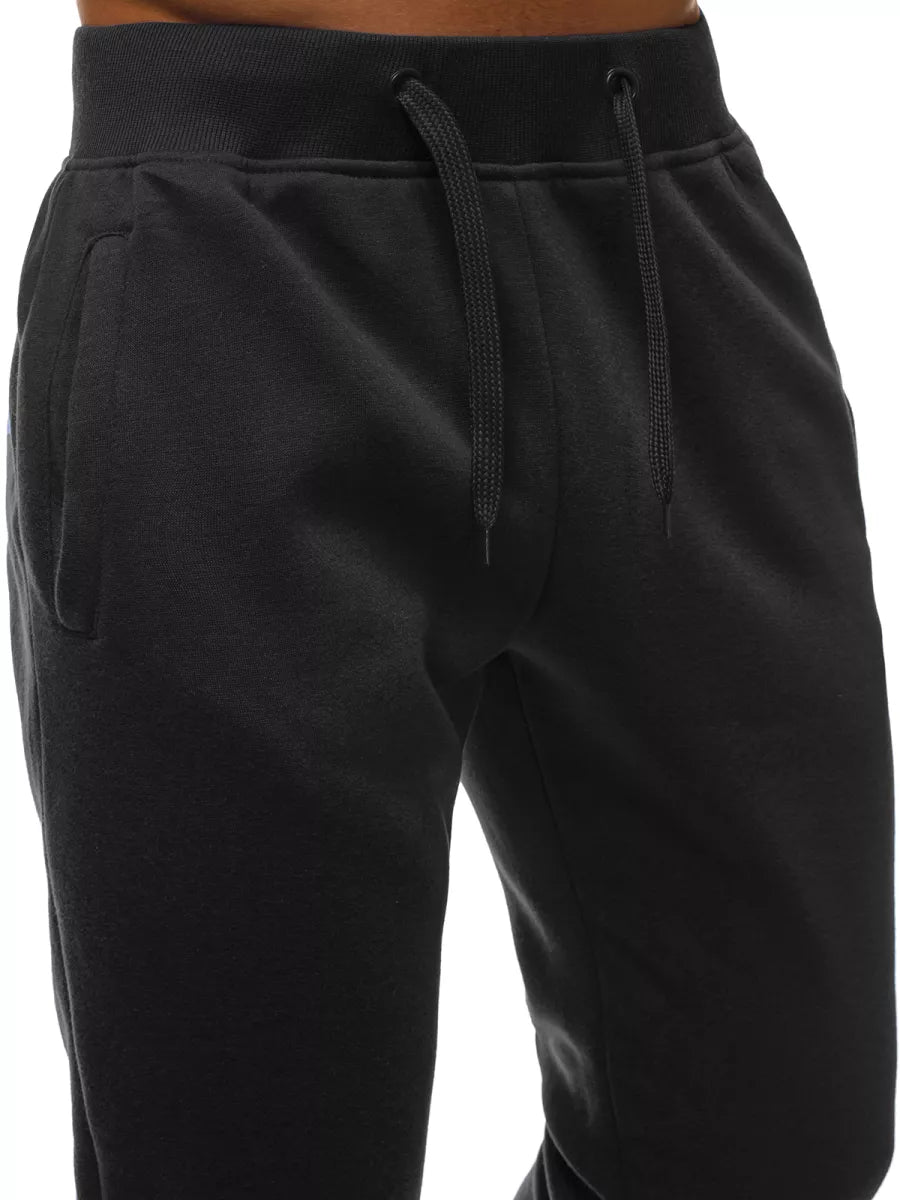 Men's black casual pants Sergo 
