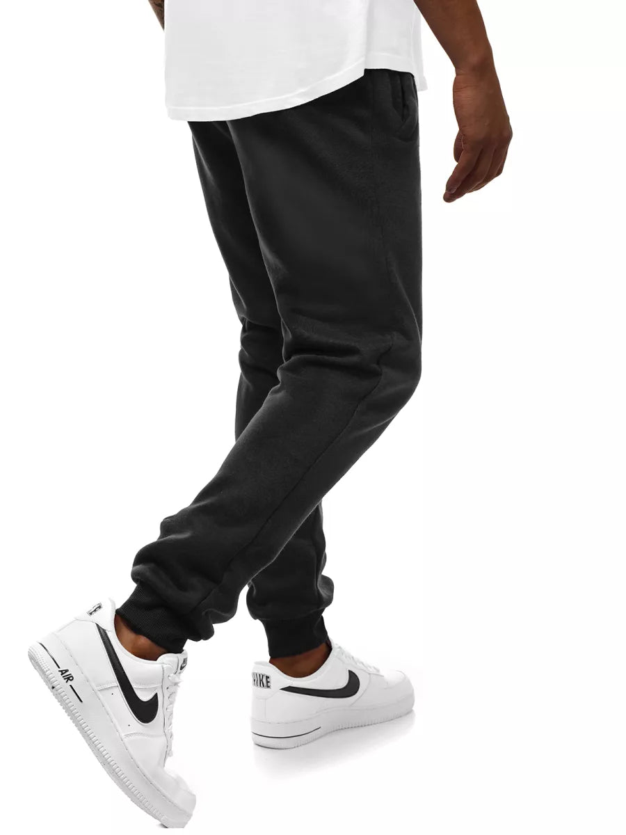 Men's black casual pants Sergo 