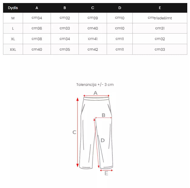 Men's black shorts Vidi