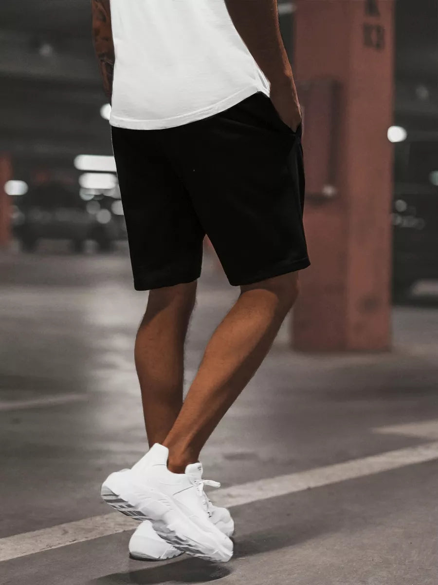 Black men's sports shorts Saravi