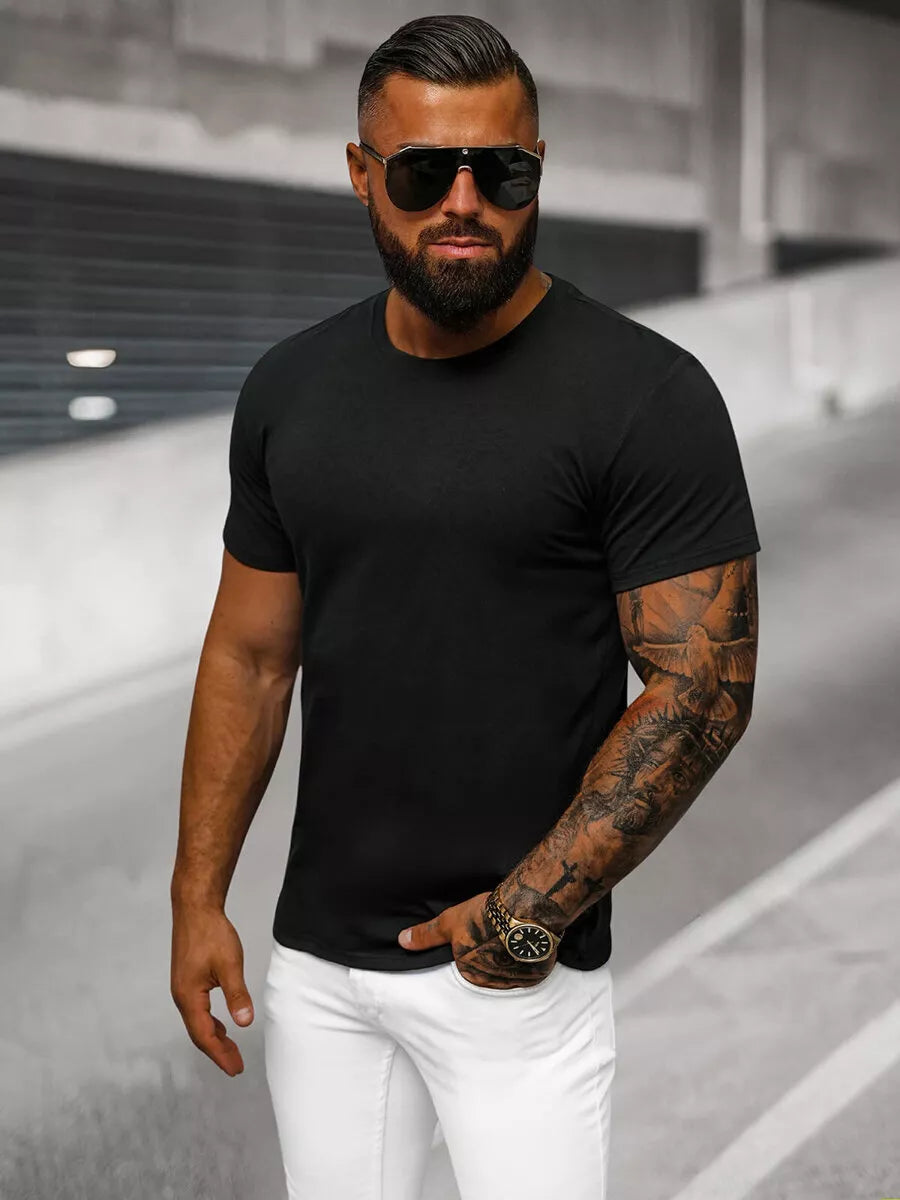 Men's black T-shirt Coool