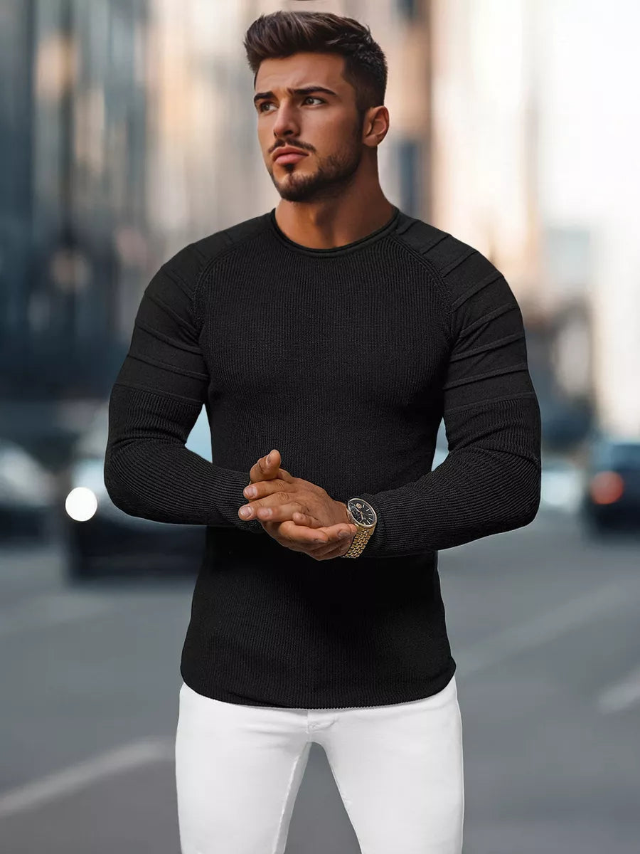 Men's black sweater Adam