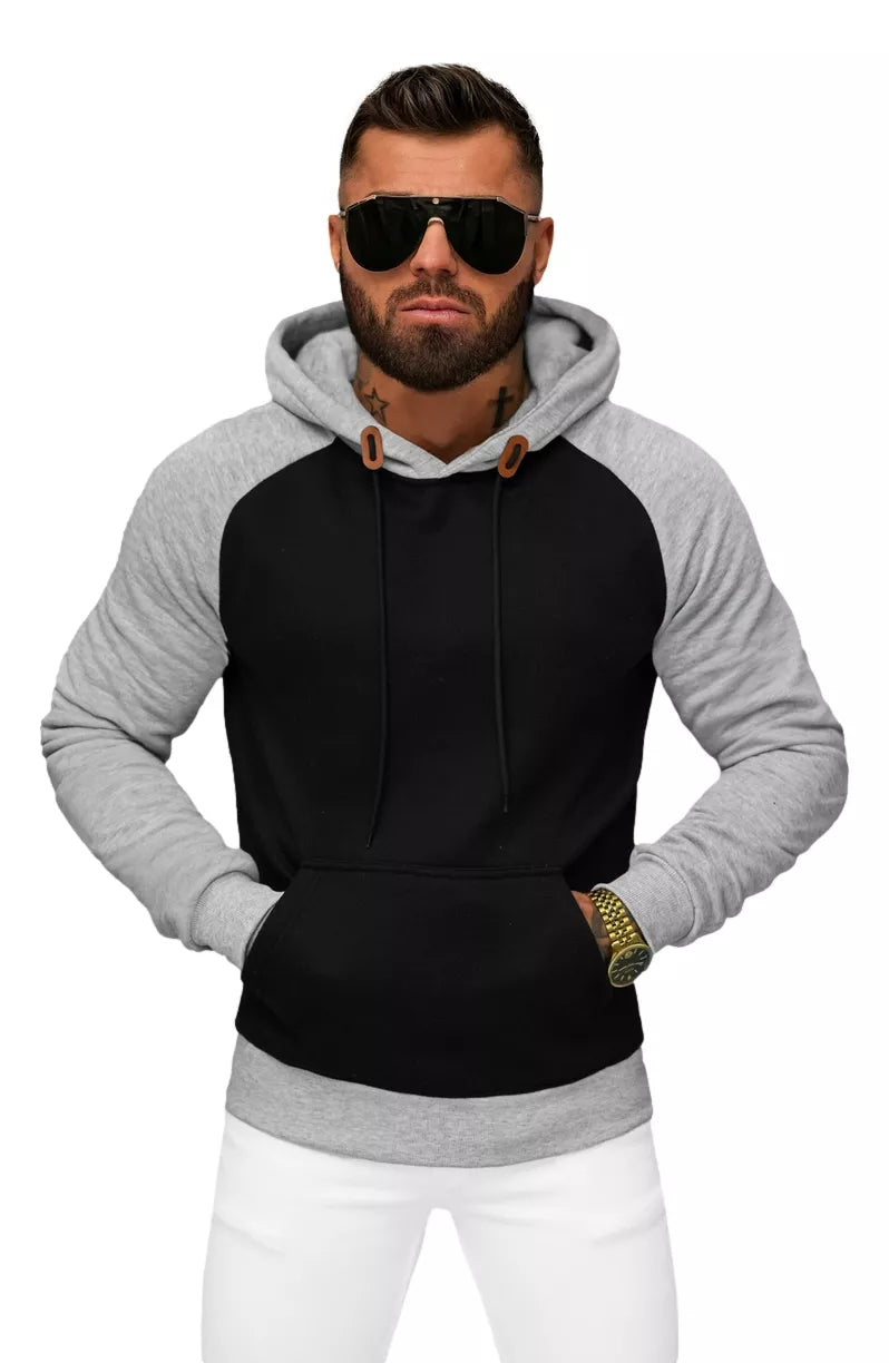 Men's black hoodie Aiden