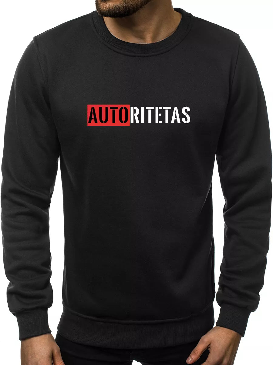 Black men's sweater Authority