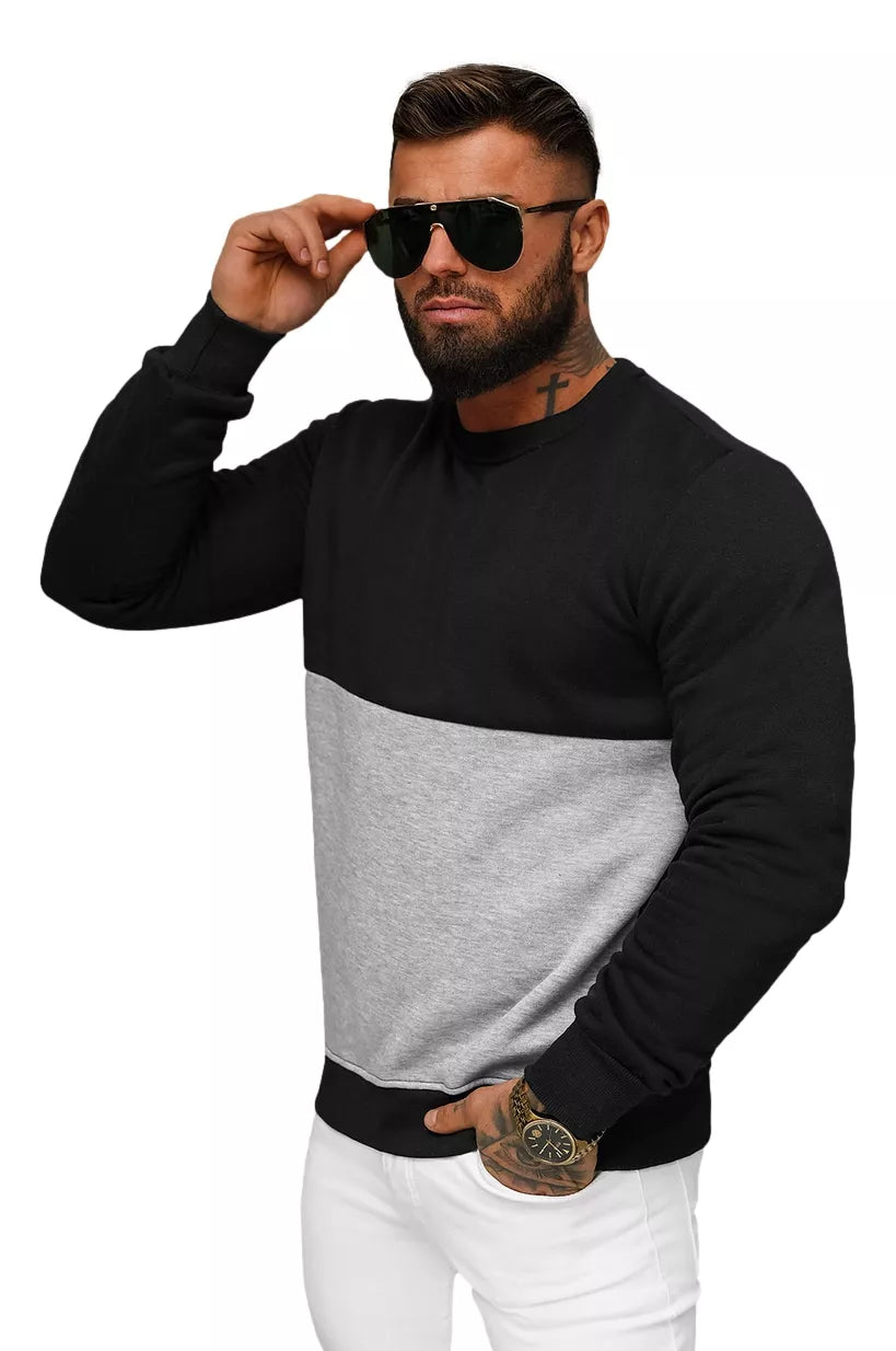 Vyriškas juodos spalvos džemperis Feder