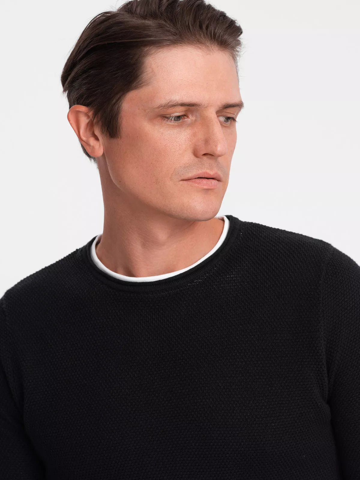 Men's black sweater Finn