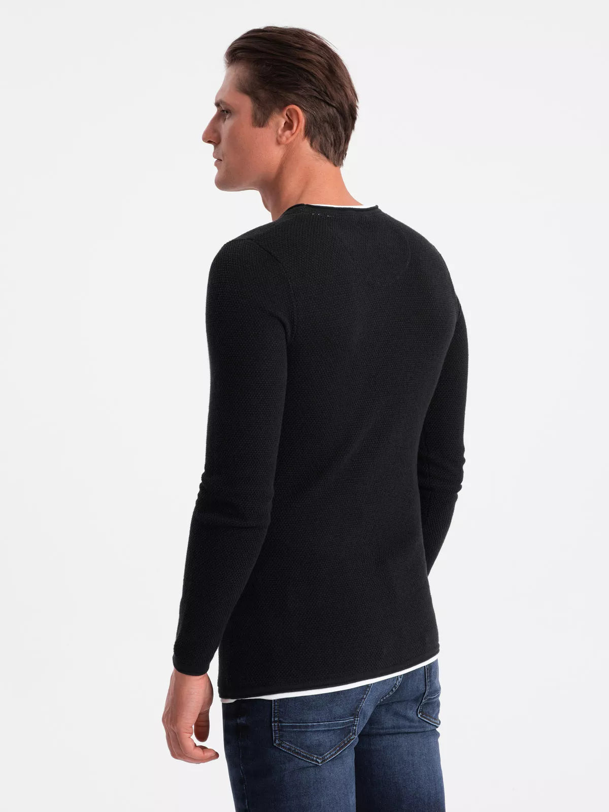 Men's black sweater Finn