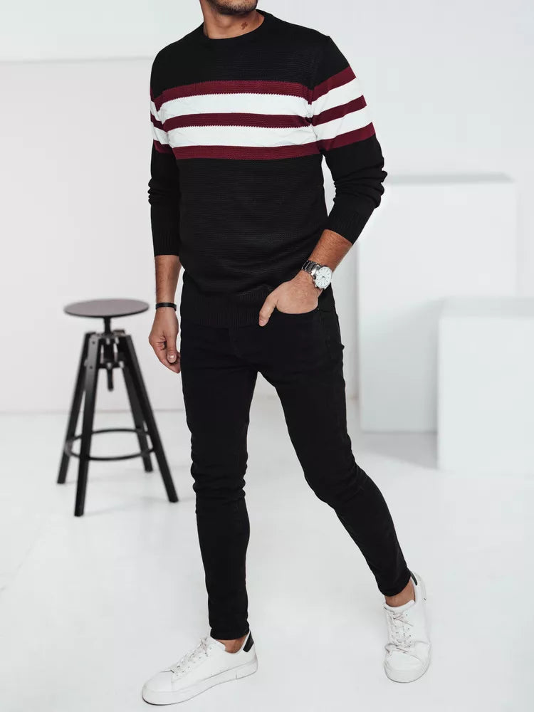 Men's black sweater Firol