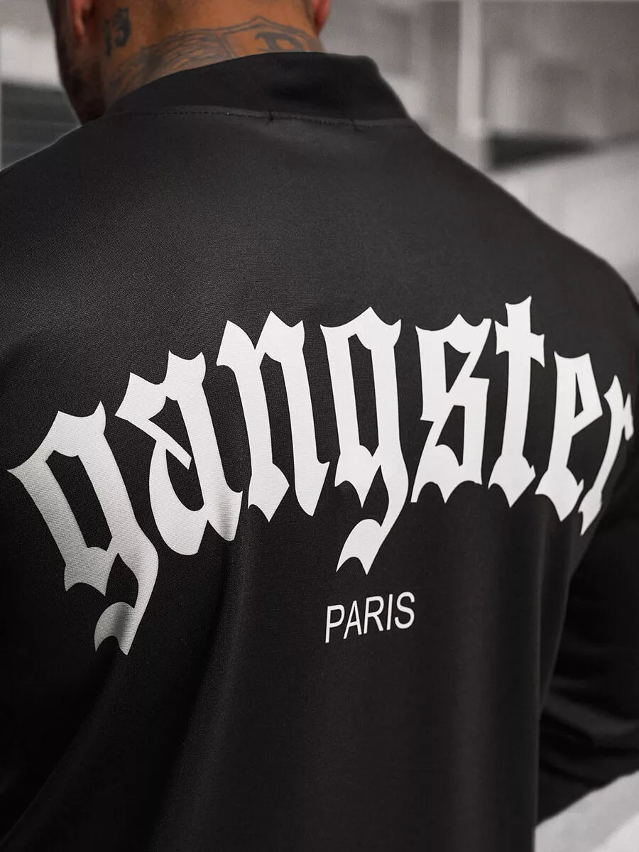 Men's black sweater Gangster