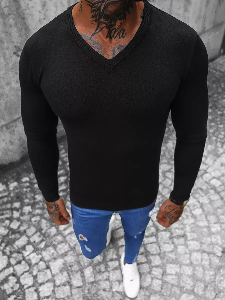Black men's sweater Gozil