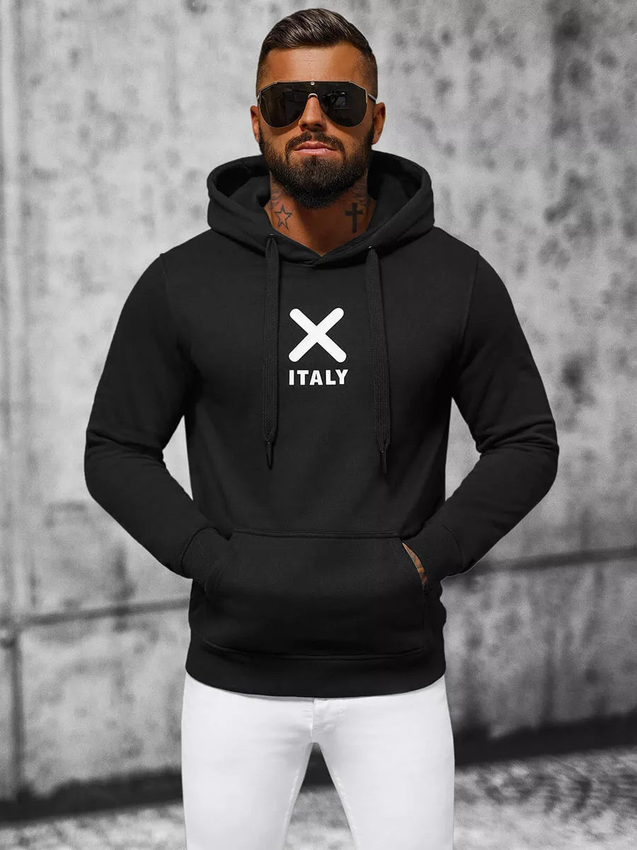 Men's black sweater Italy