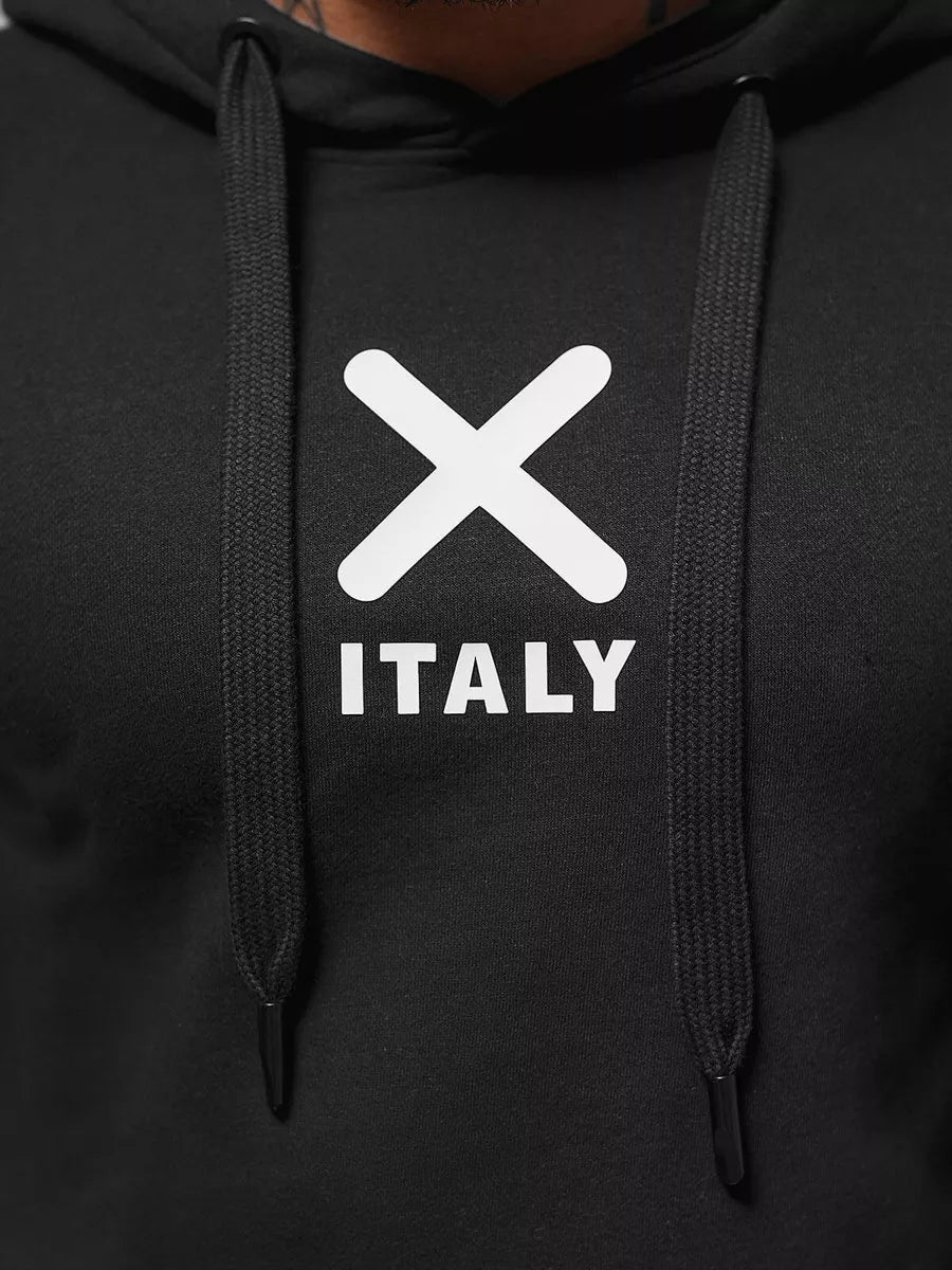 Men's black sweater Italy