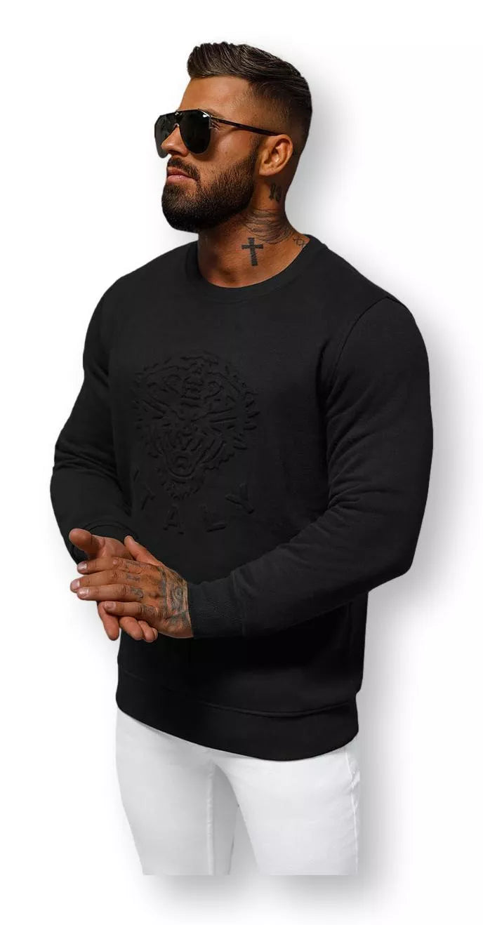 Men's black sweater Italy