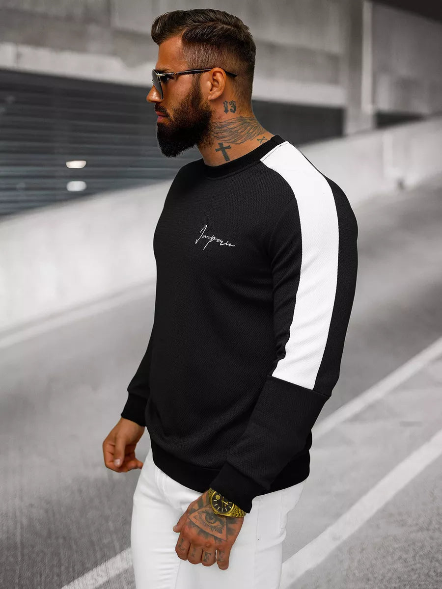 Men's black sweater Janper