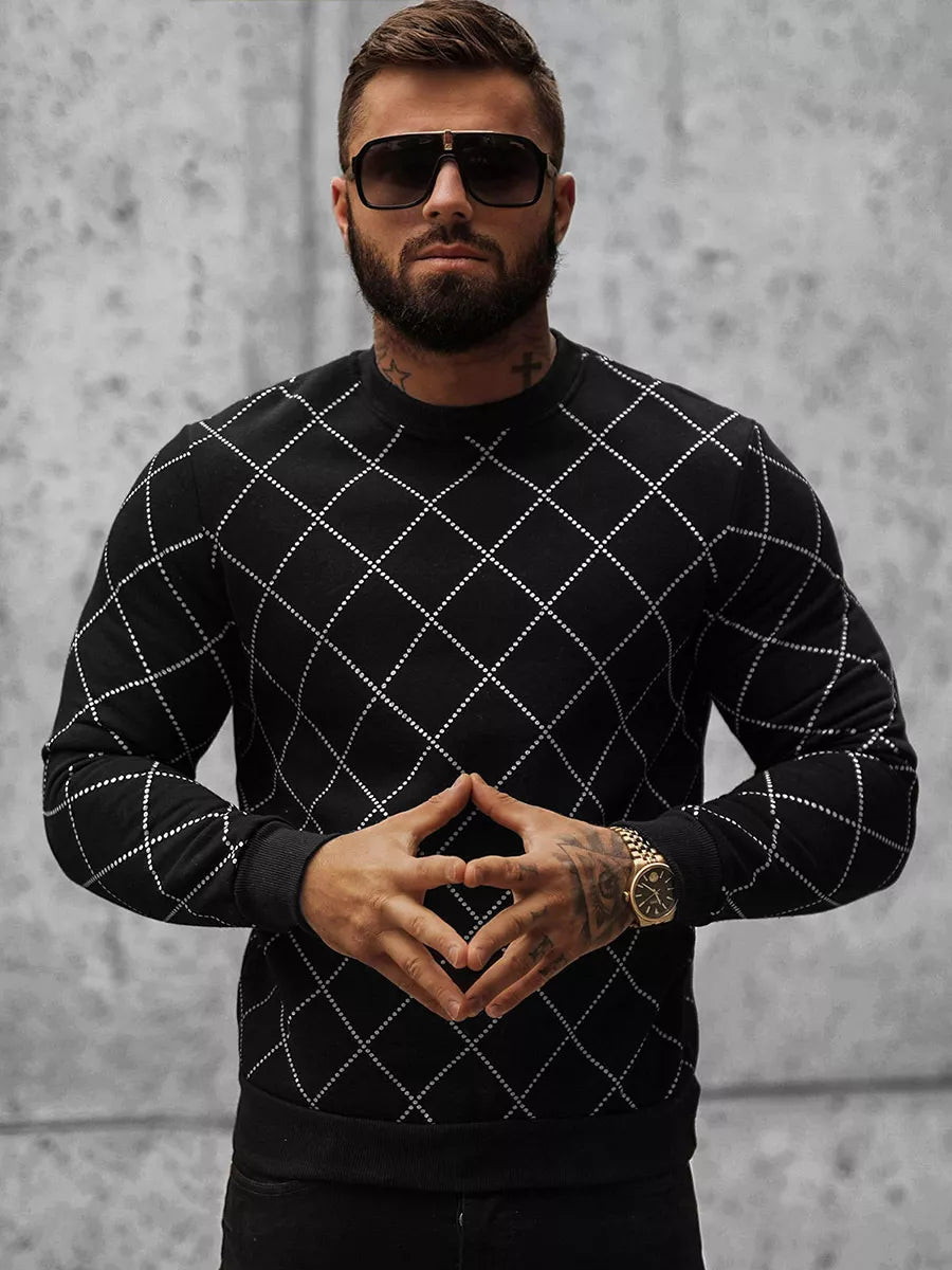 Black men's sweater Karon