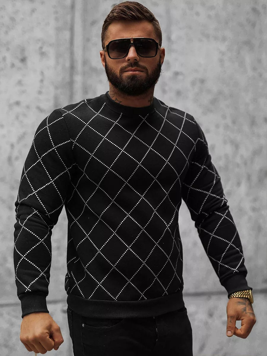 Black men's sweater Karon