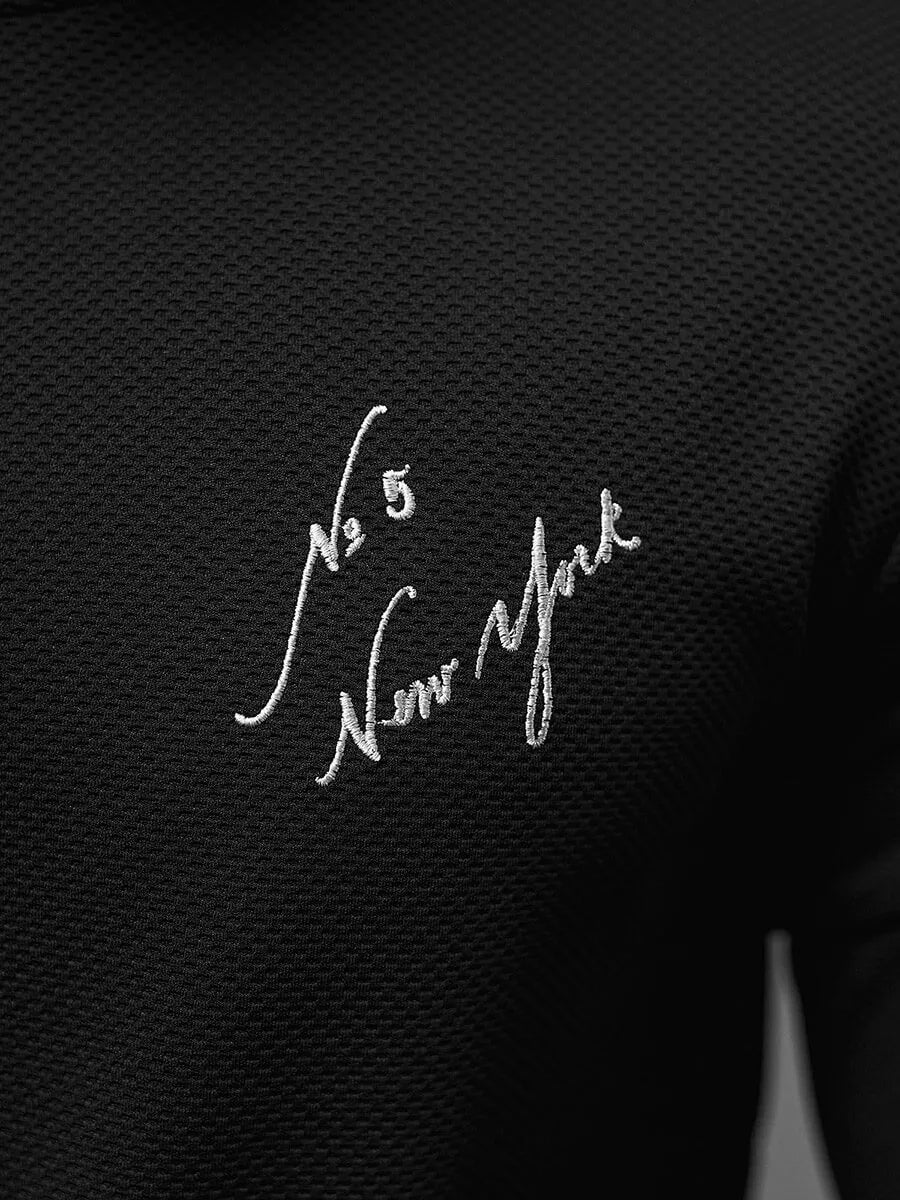 Men's black sweater New York