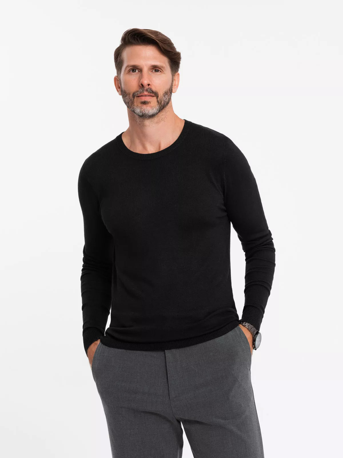Men's black sweater Oscar