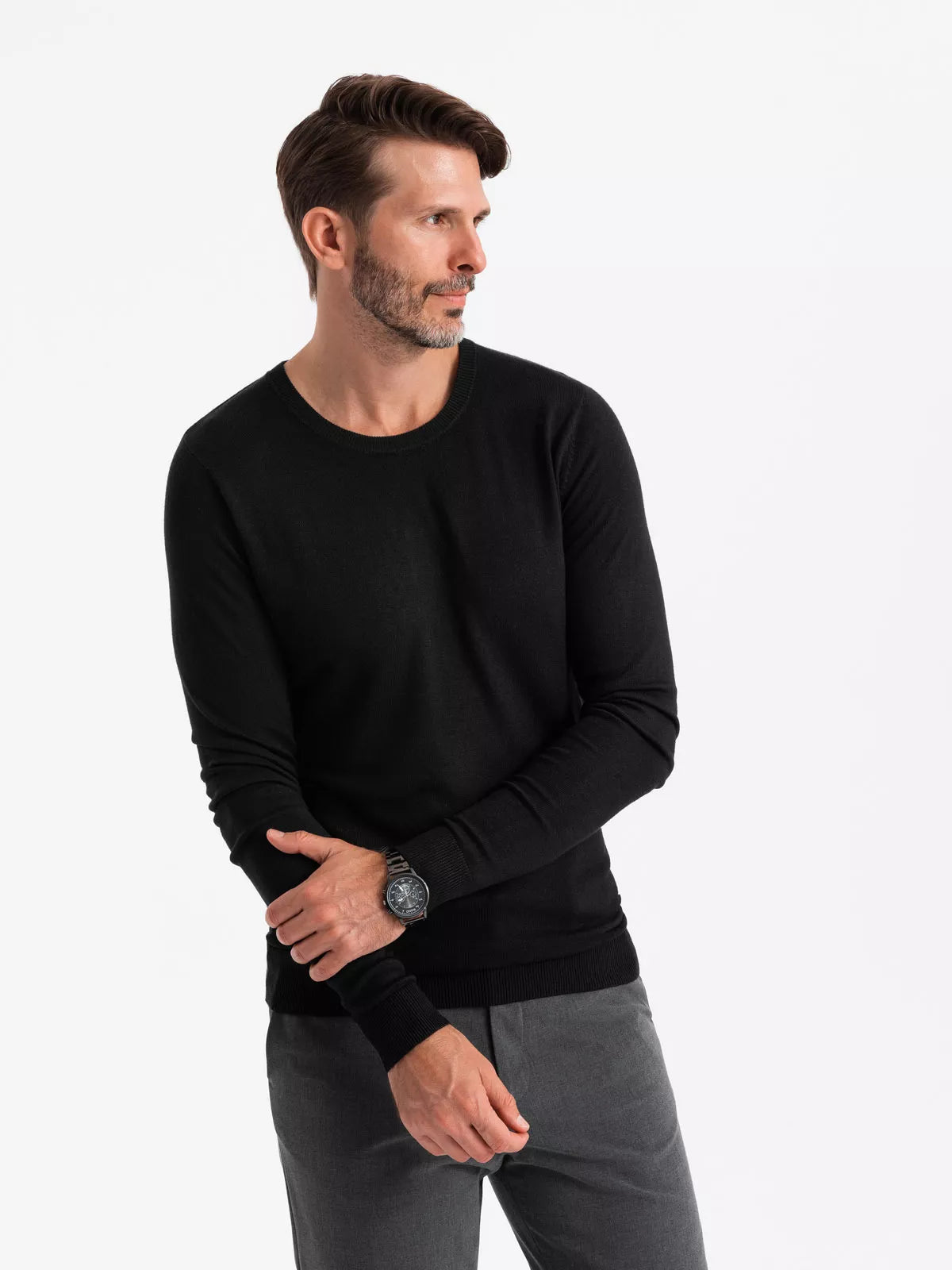 Men's black sweater Oscar