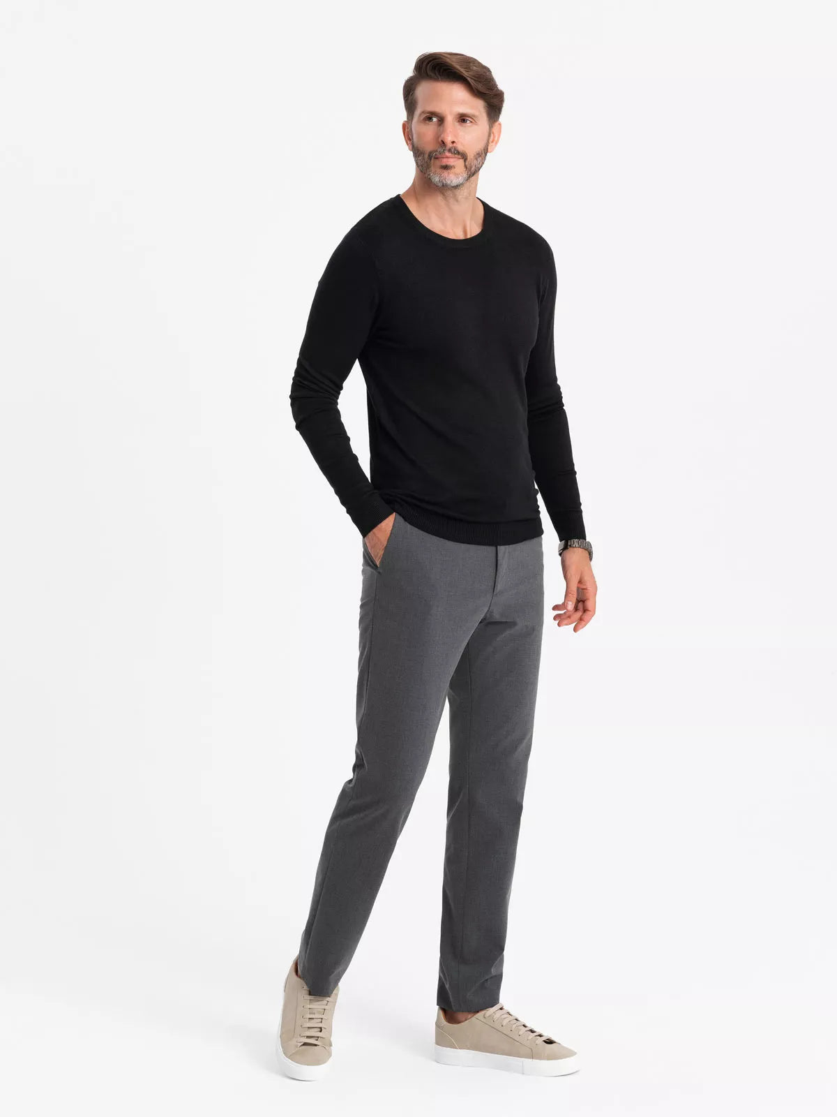 Men's black sweater Oscar