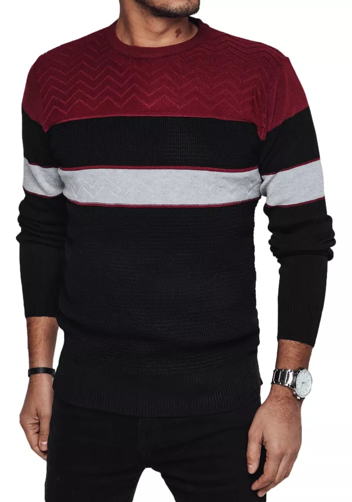 Men's black sweater Ovin