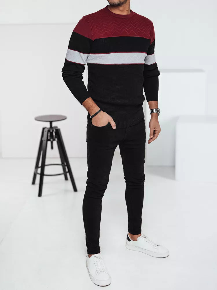 Men's black sweater Ovin