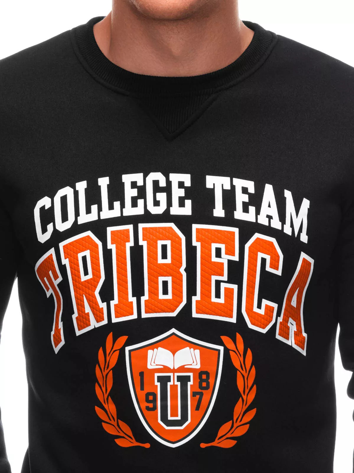 Men's black sweater Tribe