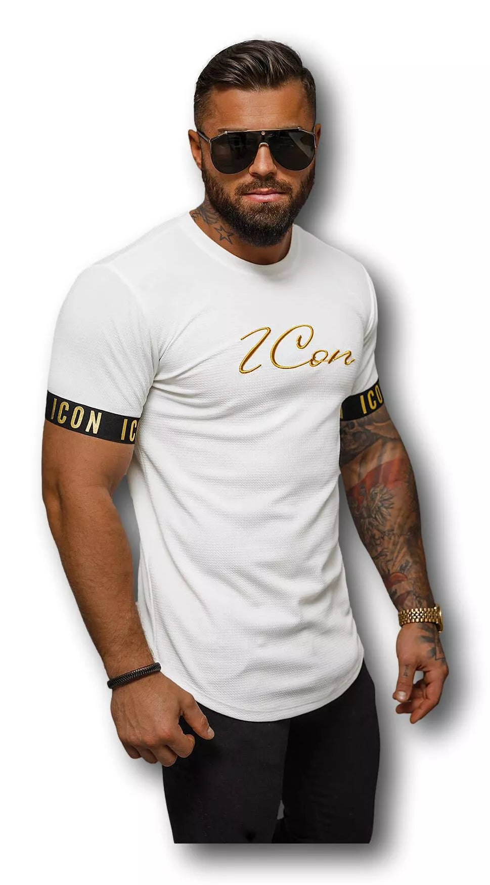 White men's T-shirt Icon