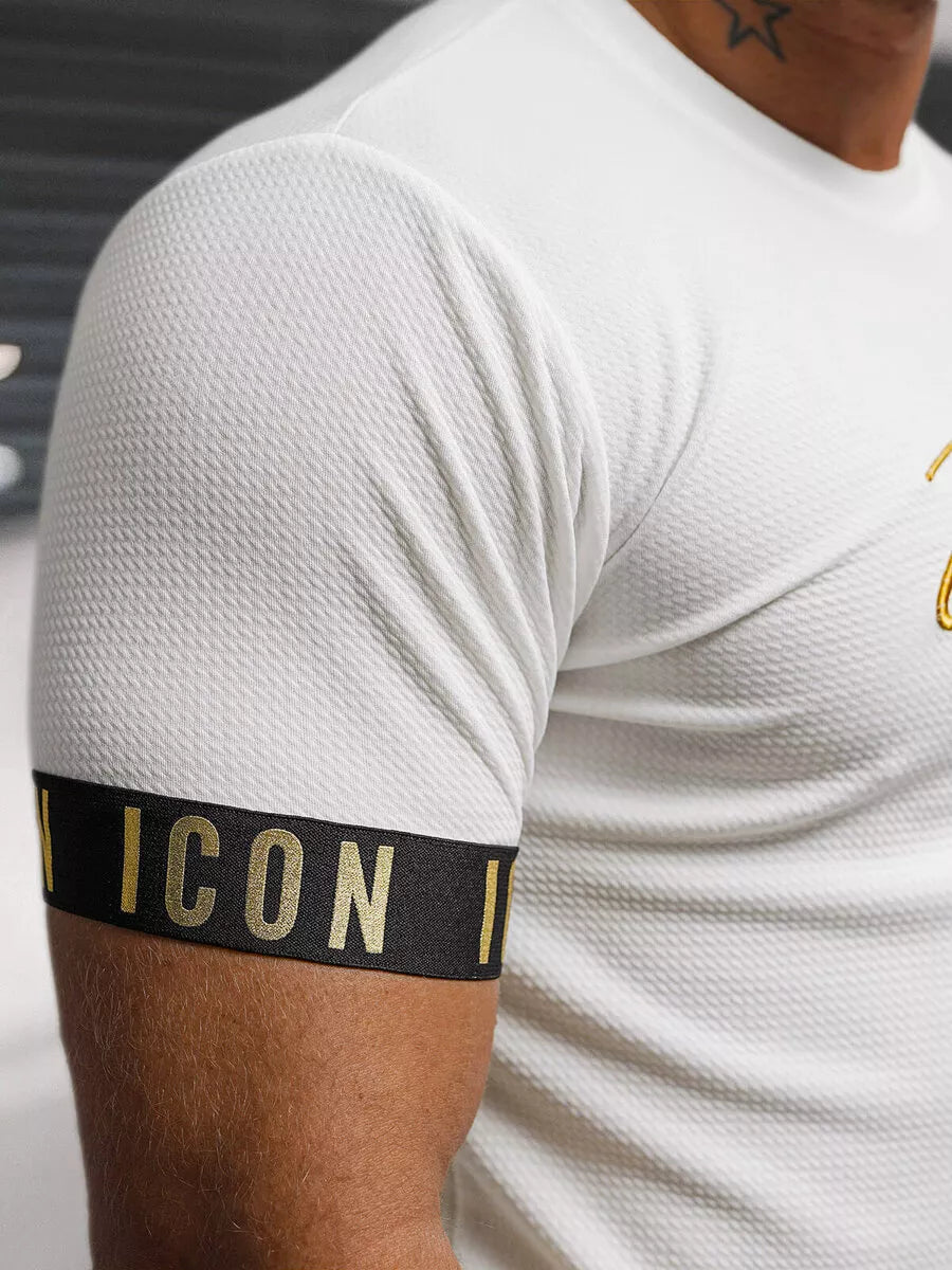 White men's T-shirt Icon