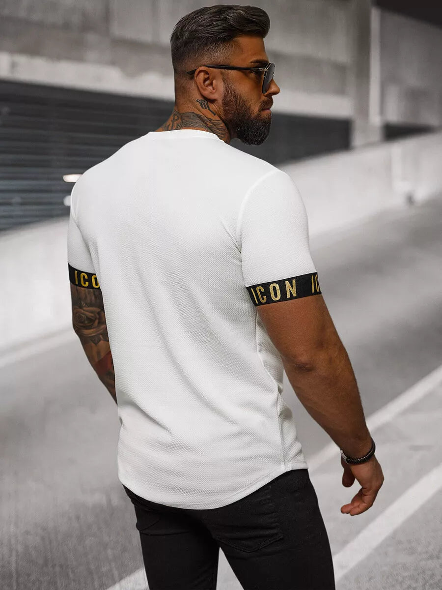 White men's T-shirt Icon