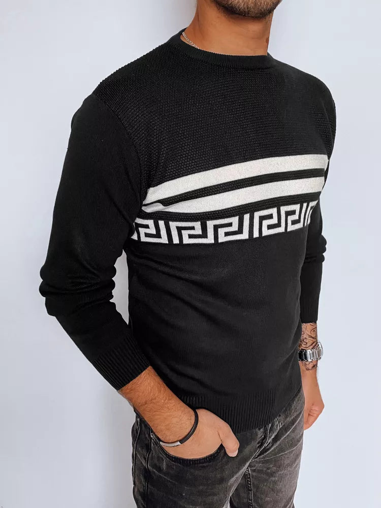 Men's black sweater Solom