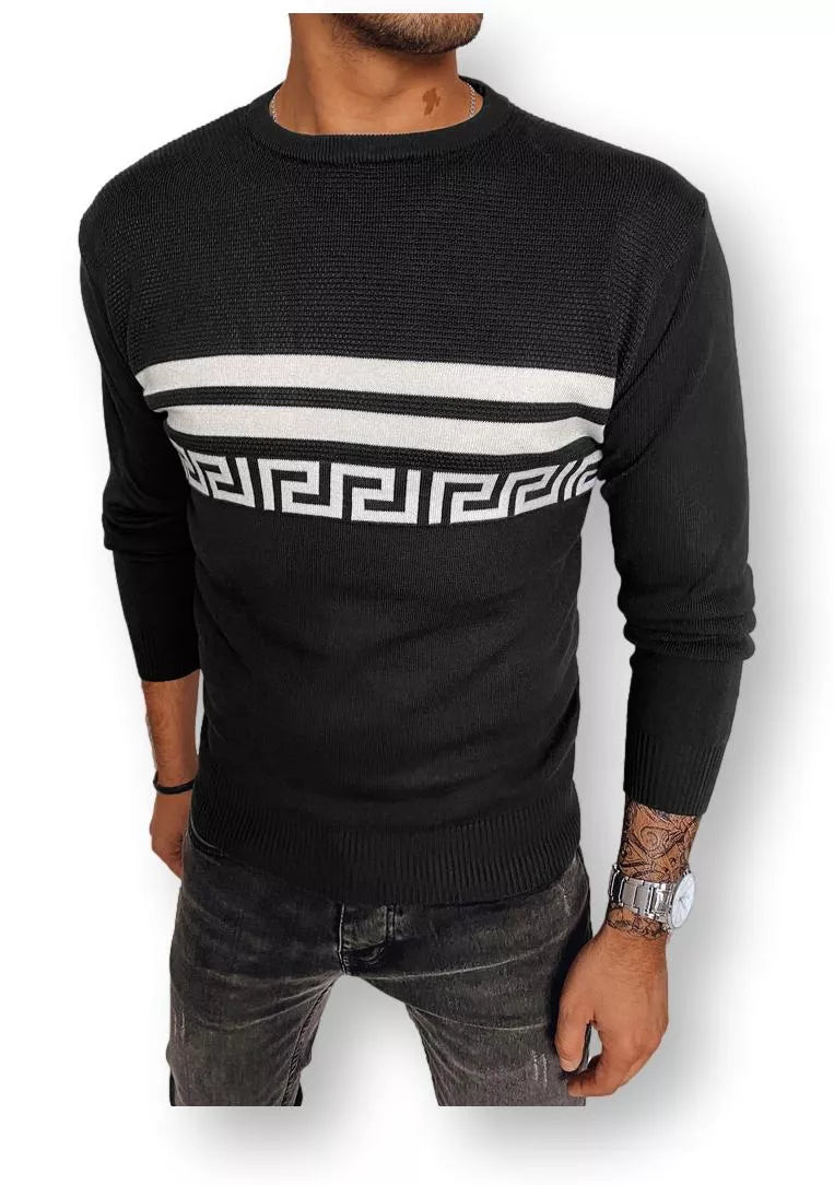Men's black sweater Solom