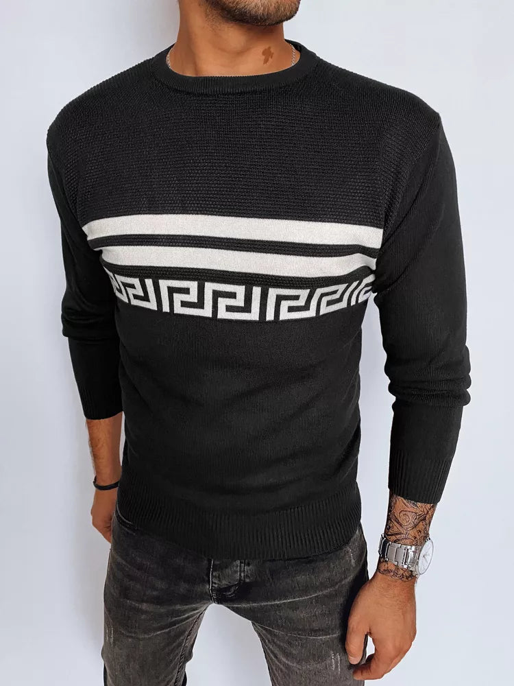 Men's black sweater Solom