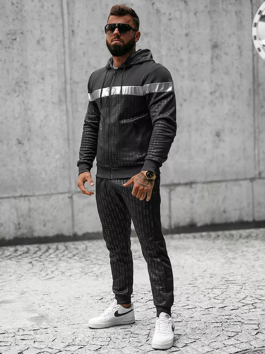 Black men's set with hood Elers