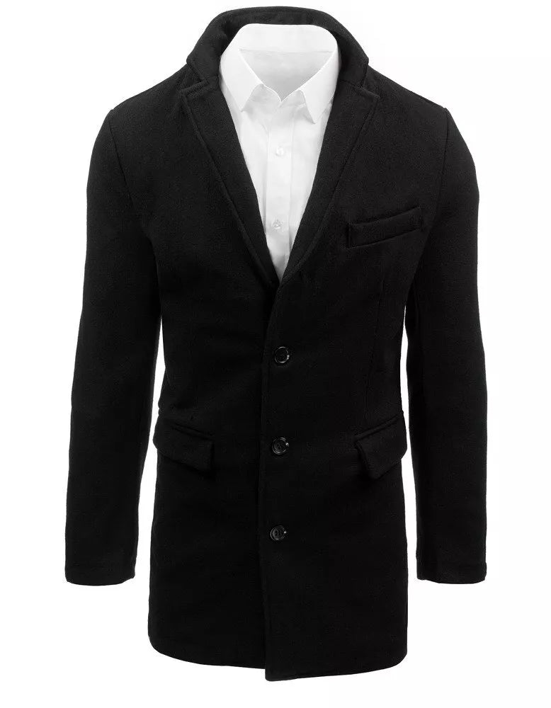Men's black coat Mumba