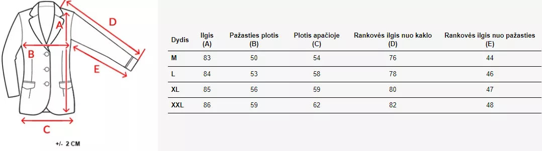 Men's black coat Mumba