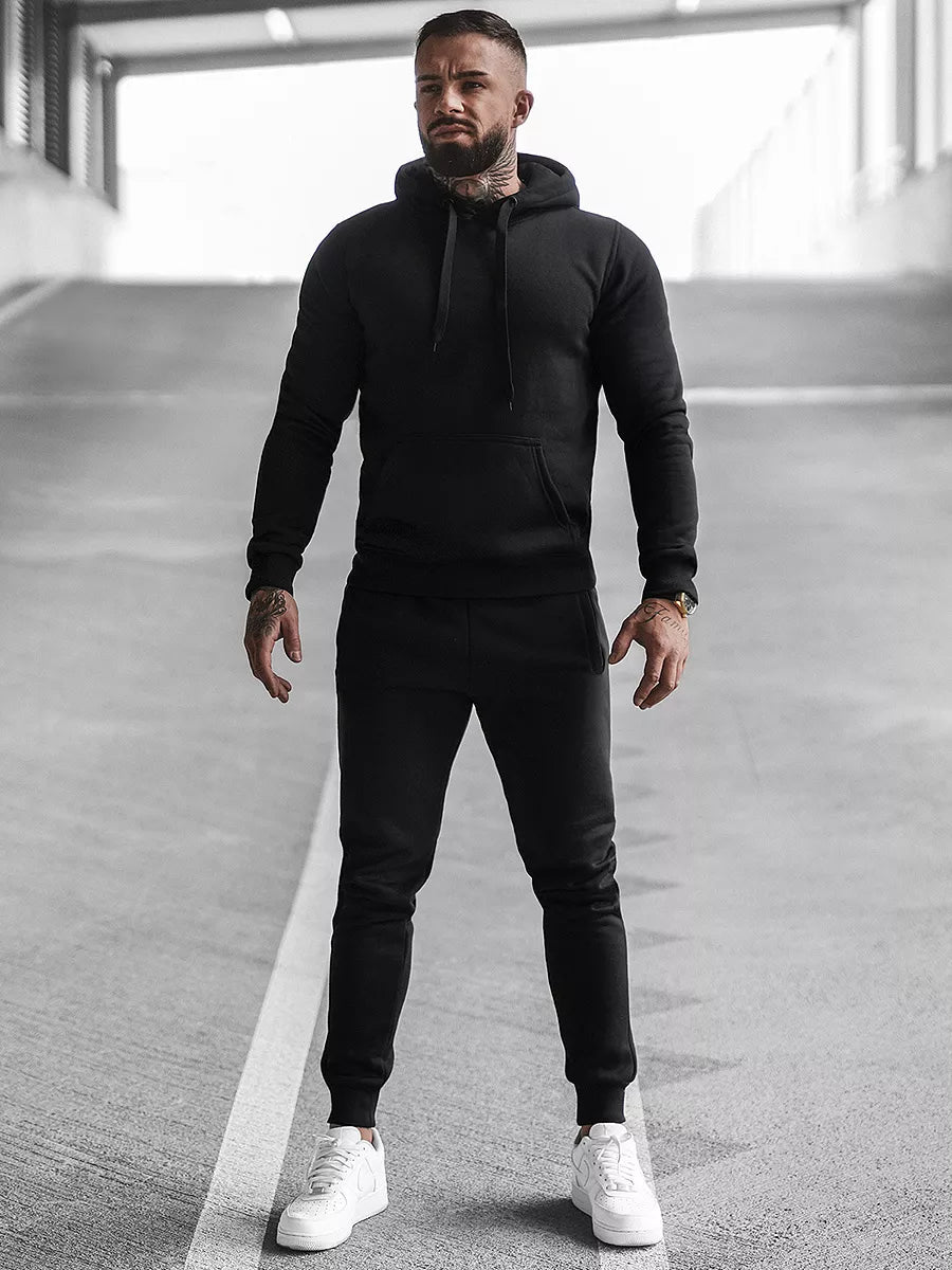 Men's black tracksuit Sumer