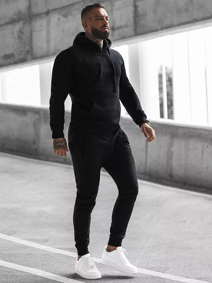 Men's black tracksuit Sumer