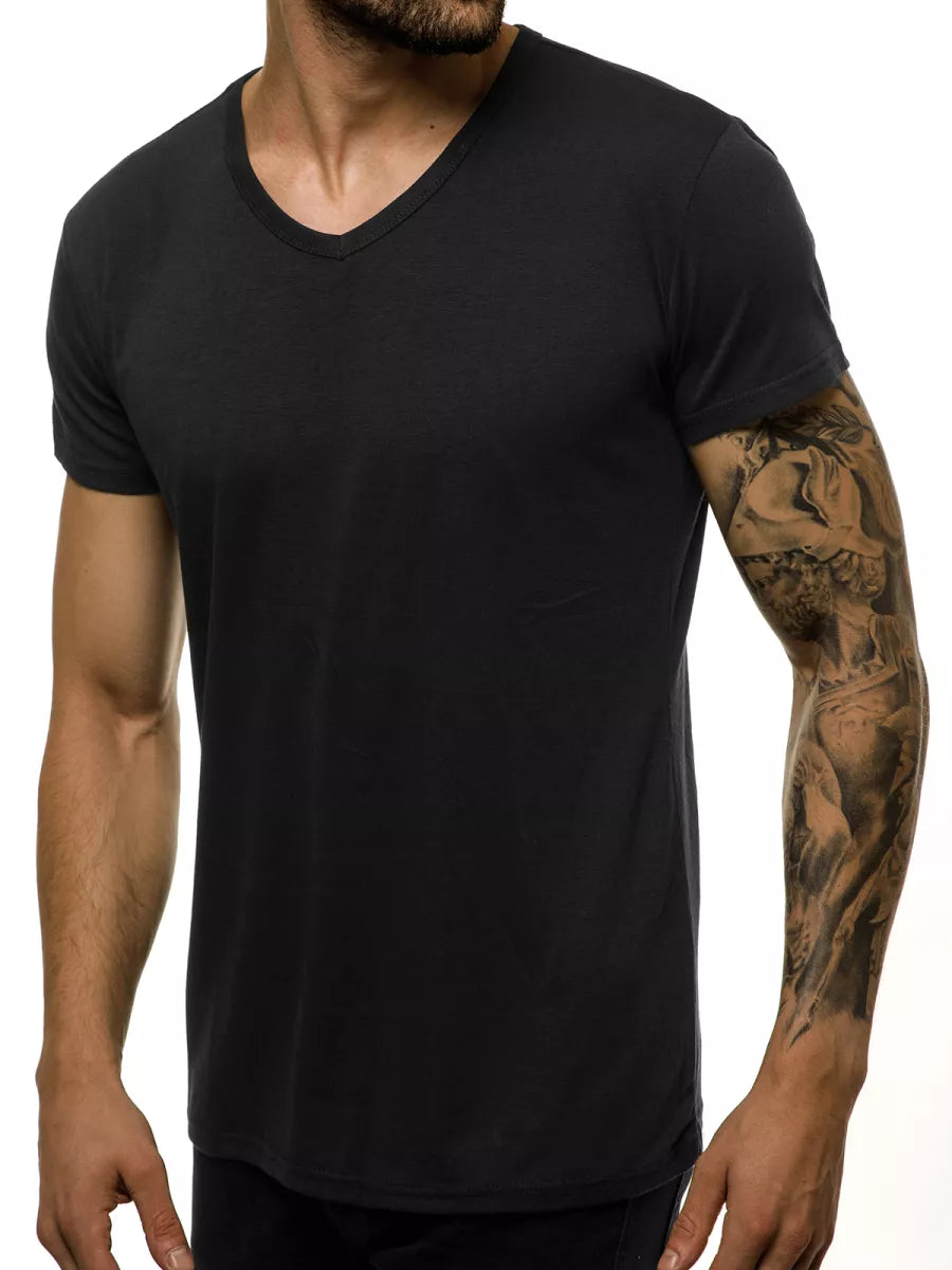 Men's black T-shirt Karte