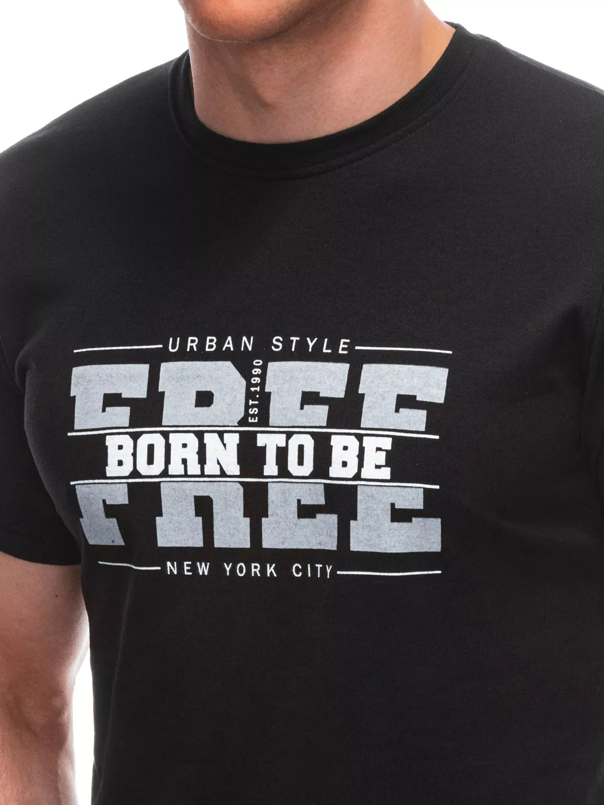 Men's black T-shirt Free