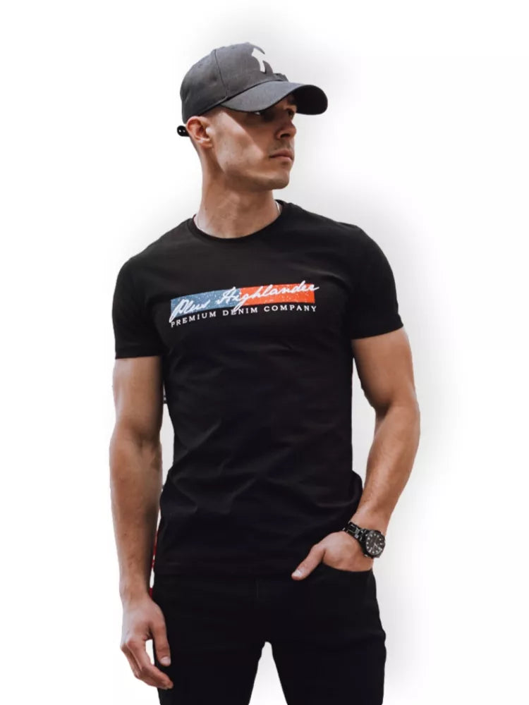 Men's black T-shirt Company
