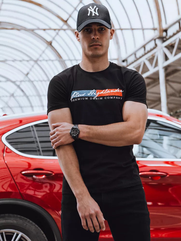 Men's black T-shirt Company